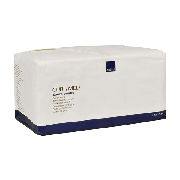 Curi Med Επιθέματα Γάζας Απλά μη Αποστειρωμένα 8ply 10x20cm 220988 - 100 τεμάχια Curi Med Επιθέματα Γάζας Απλά μη Αποστειρωμένα 8ply 10x20cm 220988 - 100 τεμάχια