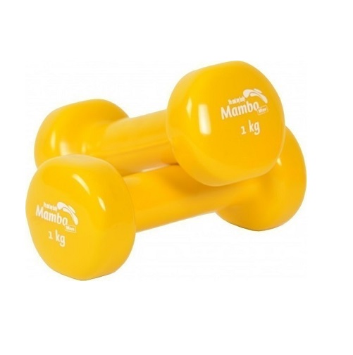 Mambo Max Αλτήρας Χεριών  Coated Dumbbell Βινυλίου 1 kg AC-3292