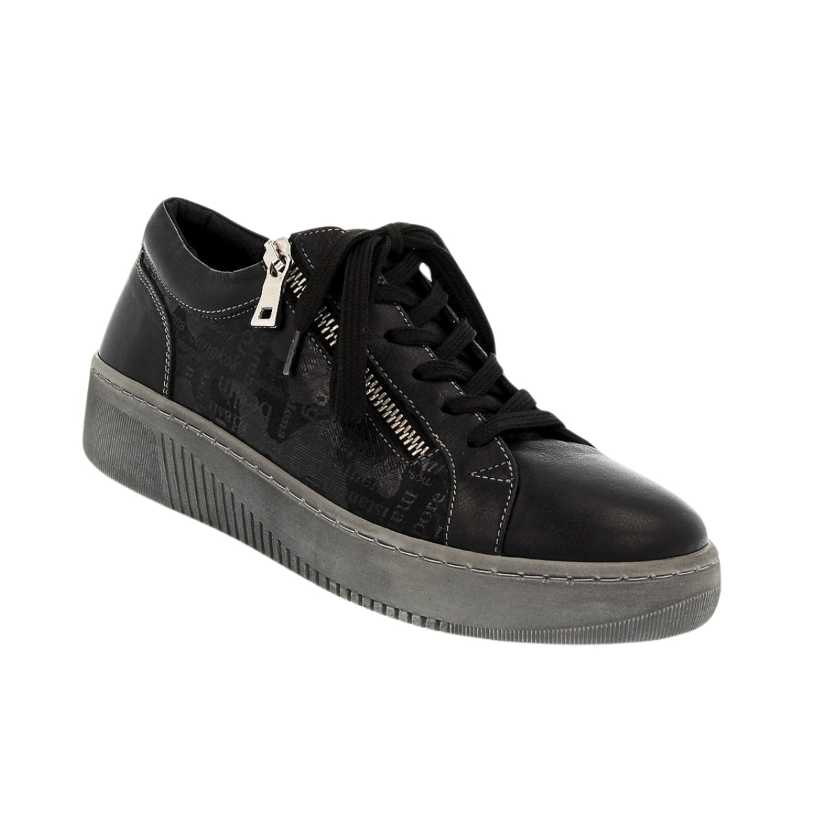 Emanuele Γυναικείo Ανατομικό Casual 47529 Μαύρο