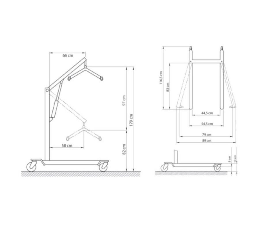 Γερανός ανύψωσης ΜΒΚ ATLAS II (μέχρι 150 kg) 0804935 (6 ΑΤΟΚΕΣ ΔΟΣΕΙΣ)