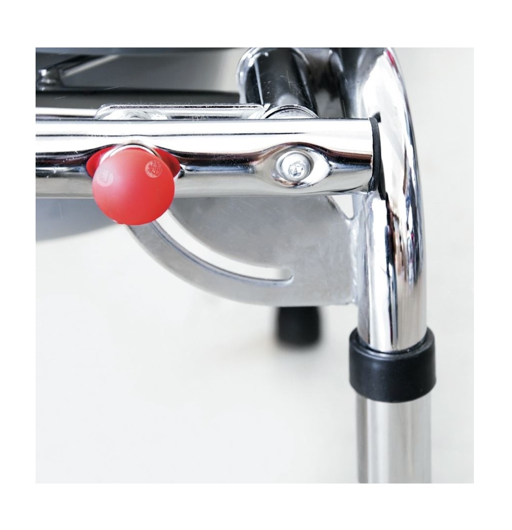 Καρέκλα μπάνιου αδιάβροχη με πτυσσόμενα πλαϊνά inox 09-2-060 