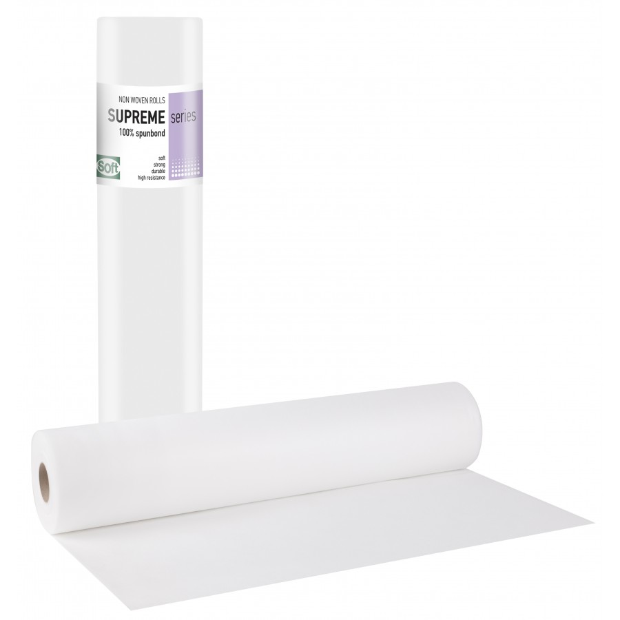 Εξεταστικό Ρολό 15gr Supreme Plus Non woven 50cm x 70m Λευκό