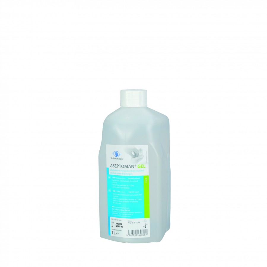 Aseptoman Gel Αλκοολούχο Aντισηπτικό Xεριών 1000 ml Aseptoman Gel Αλκοολούχο Aντισηπτικό Xεριών 1000 ml