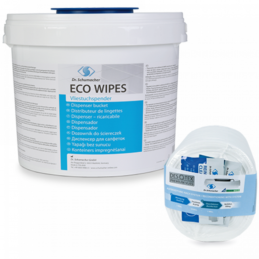 Δοχείο Για Μαντηλάκια Απολύμανσης Eco wipes (dry) 32cm x 30cm (1 τμχ)