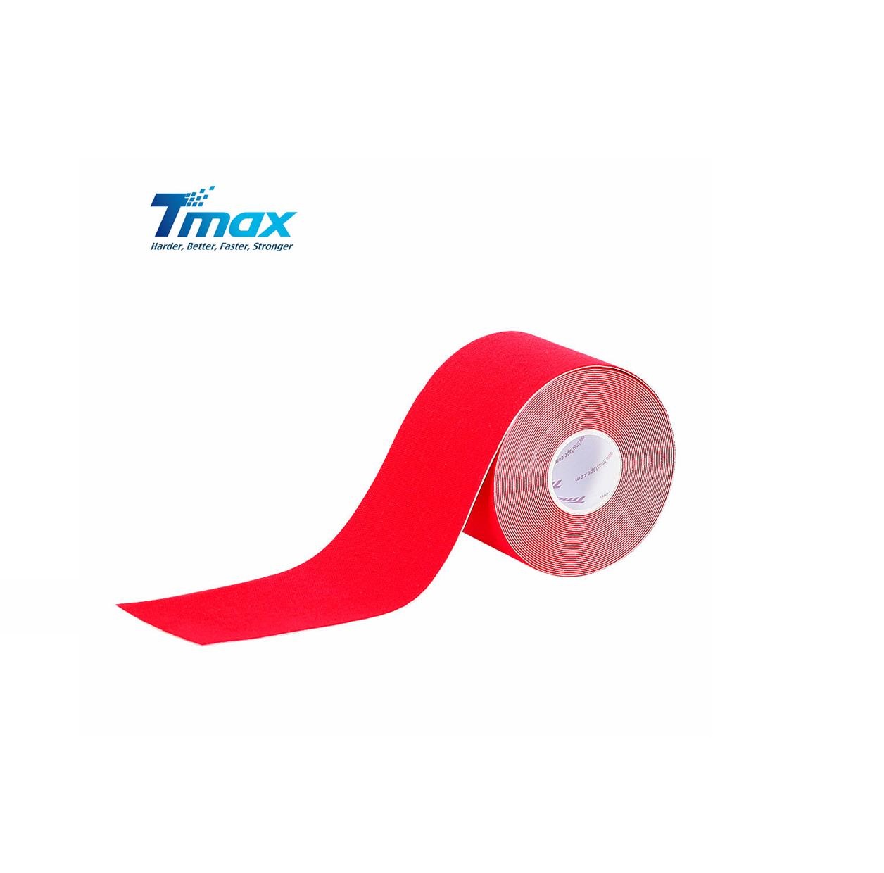 Tmax Ταινία Κινησιολογίας 1 Ρολό 5m x 5cm αδιάβροχη κόκκινη 233254