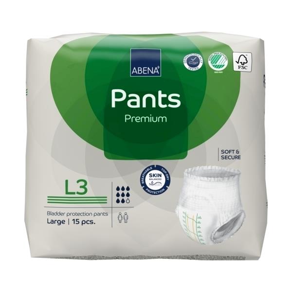 ABENA Βρακάκι-Slip ABENA Pants Premium Νύχτας L3 - 6 x 15 τεμάχια 1000021327 (κιβώτιο)