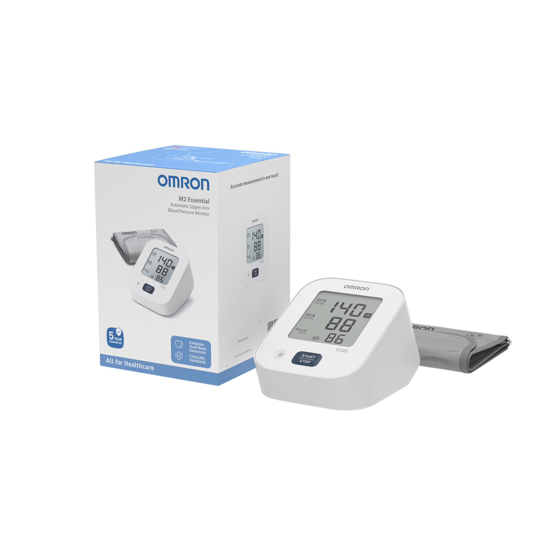 Omron M2 Essential Πιεσόμετρο Μπράτσου με ανίxνευση αρρυθμίας HEM-7188-E