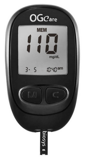 Μετρητής Σακχάρου OG-Care 155-05-080 Μετρητής Σακχάρου OG-Care 155-05-080