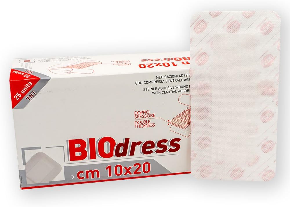 Rays Biodress Αποστειρωμένο αυτοκόλλητο επίθεμα πληγών Non Woven 257-15-006 10x20cm - 100 τεμάχια