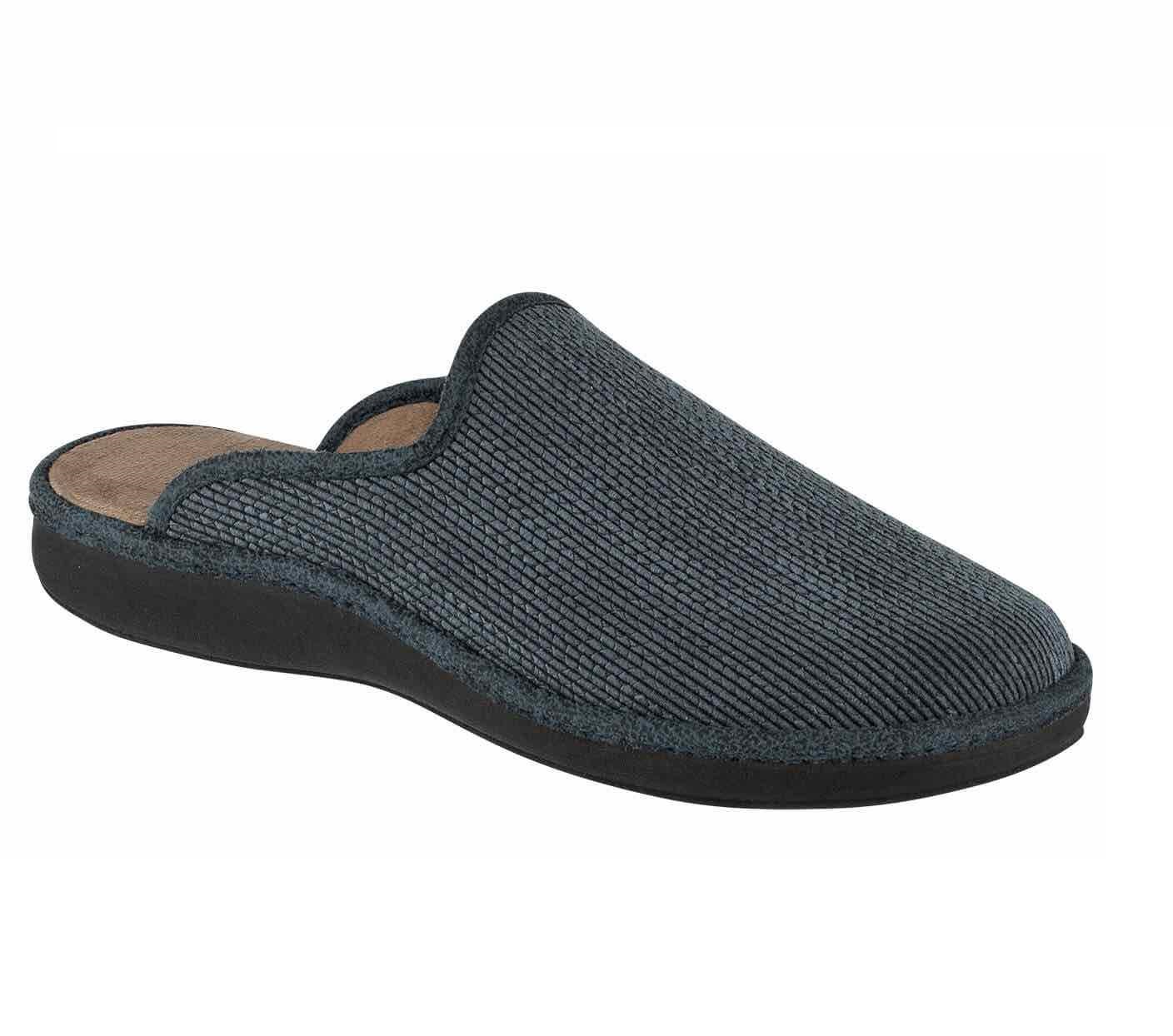 Naturuomo Ανατομική ανδρική παντόφλα TWEED Μπλε Naturuomo Ανατομική ανδρική παντόφλα TWEED Μπλε