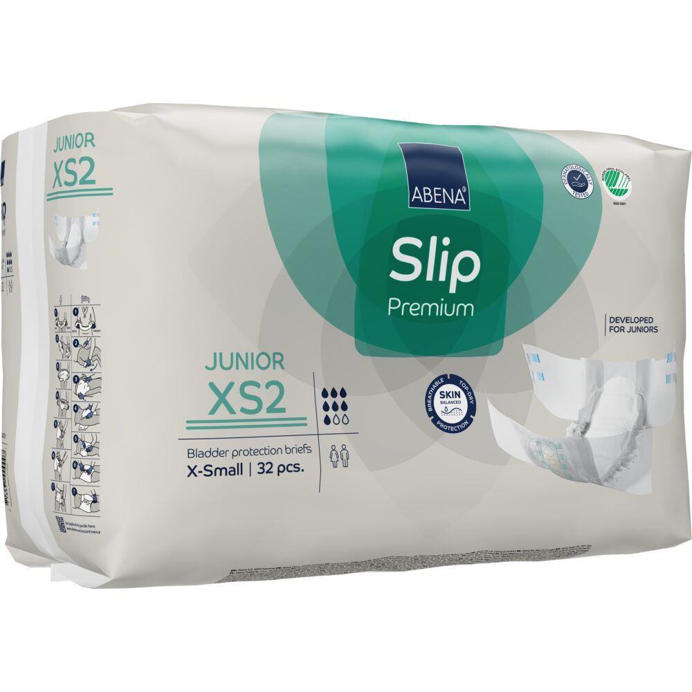Abena Slip Premium Πάνα ακράτειας Νύχτας Junior XS2 - Συσκευασία 32 τεμαχίων 1000021279