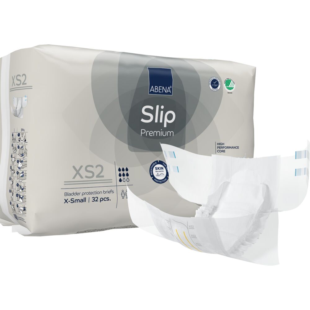 Abena Slip Premium Πάνα ακράτειας Νύχτας XS2 - 4 x 32 τεμάχια 1000021280 (κιβώτιο) Abena Slip Premium Πάνα ακράτειας Νύχτας XS2 - 4 x 32 τεμάχια 1000021280 (κιβώτιο)