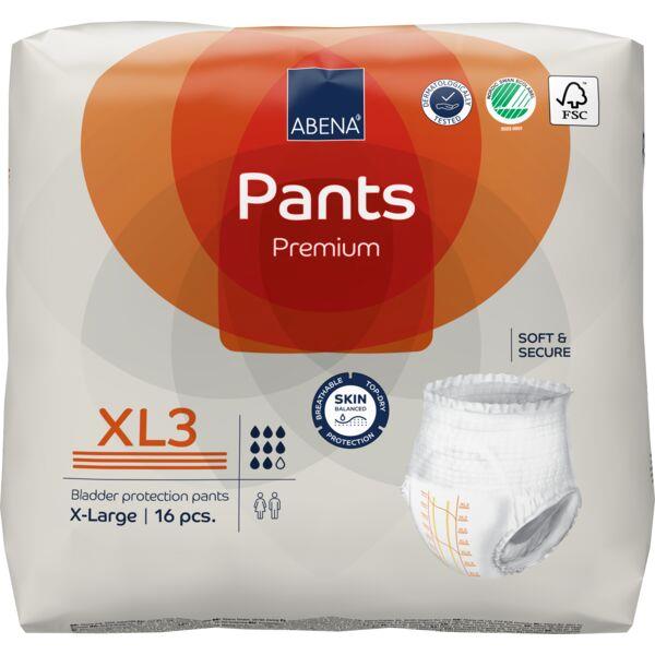 Abena Pants Premium Εσώρουχο ακράτειας Νύχτας XL3 - Συσκευασία 16 τεμαχίων 1000021330