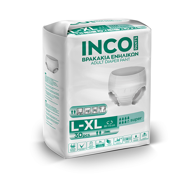 Inco Pants Βρακάκι Ενηλίκων (Large – Xlarge) 30 τεμάχια