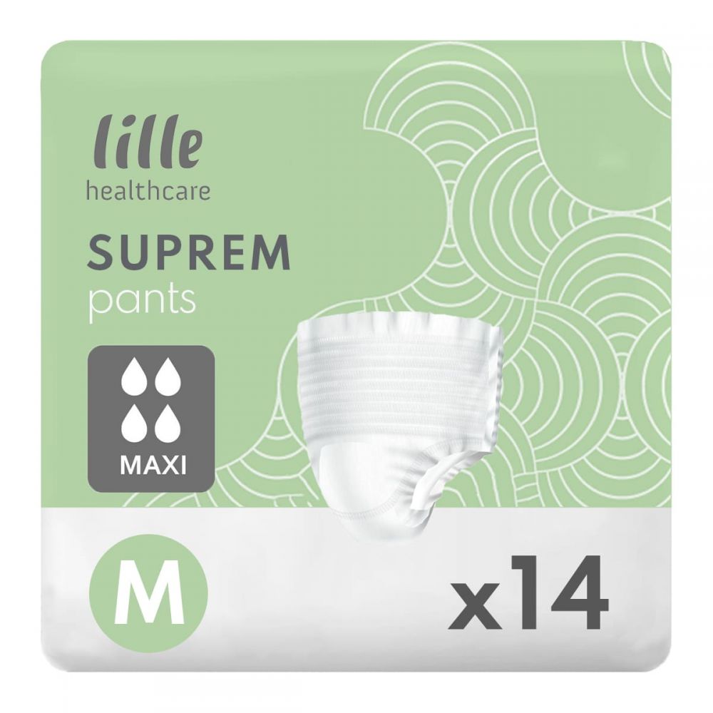 Lille Supreme Pants Εσώρουχα Ακράτειας ενηλίκων Medium 80-110 cm -8x14 τεμάχια (κιβώτιο) Lille Supreme Pants Εσώρουχα Ακράτειας ενηλίκων Medium 80-110 cm -8x14 τεμάχια (κιβώτιο)