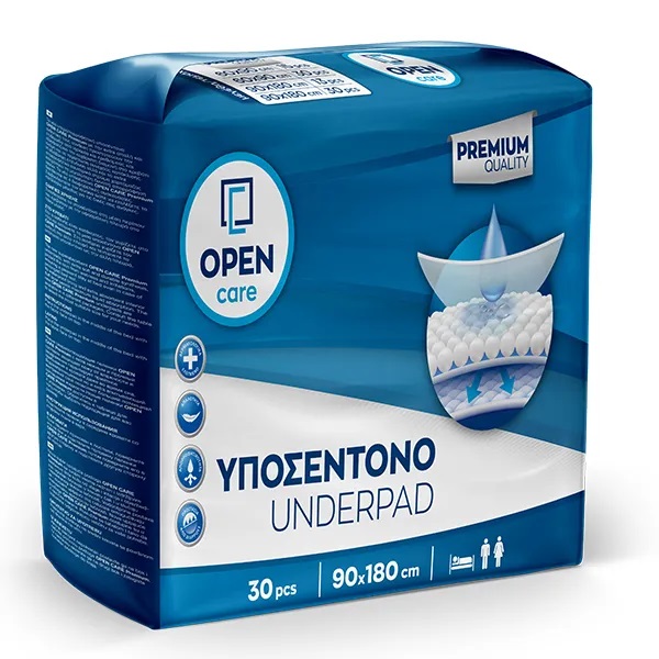 Open Care Premium Υποσέντονα 90x180cm - 30 τεμάχια