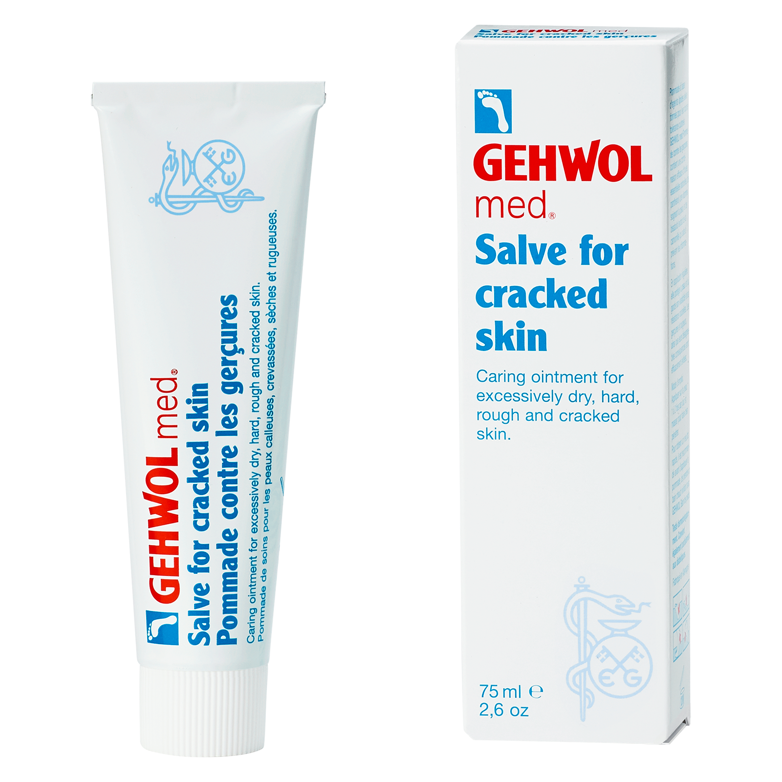 Gehwol med Salve for cracked skin Αλοιφή για σκασίματα, ανάπλαση και θρέψη 75 ml