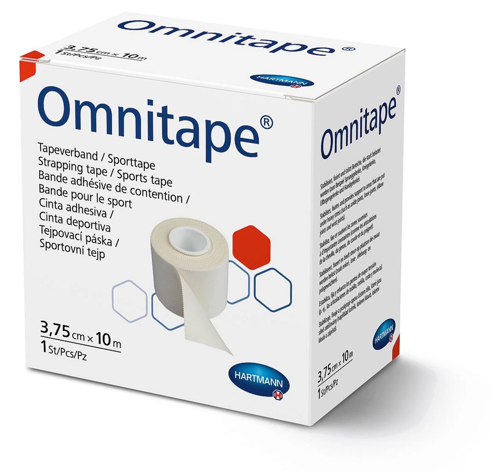 Hartmann Omnitape αυτοκόλλητες ταινίες συγκράτησης για αθλητική ιατρική 3,75 cm x 10 m 5000509