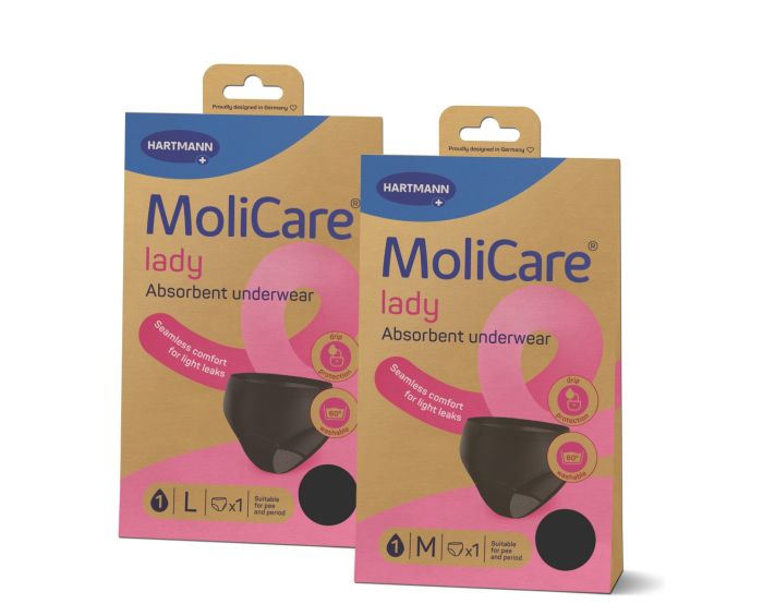 MoliCare Επαναπλενόμενο Απορροφητικό εσώρουχο Lady 16630 Μαύρο MoliCare Επαναπλενόμενο Απορροφητικό εσώρουχο Lady 16630 Μαύρο