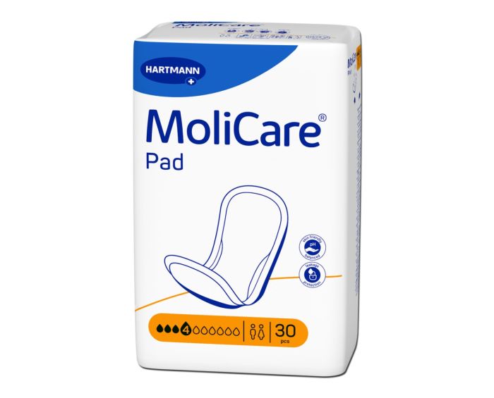 Hartmann Molicare Pad Σερβιέτες ελαφράς ακράτειας maxi 4 σταγόνες 1680770 - 9 x 30 τεμάχια (κιβώτιο) Hartmann Molicare Pad Σερβιέτες ελαφράς ακράτειας maxi 4 σταγόνες 1680770 - 9 x 30 τεμάχια (κιβώτιο)