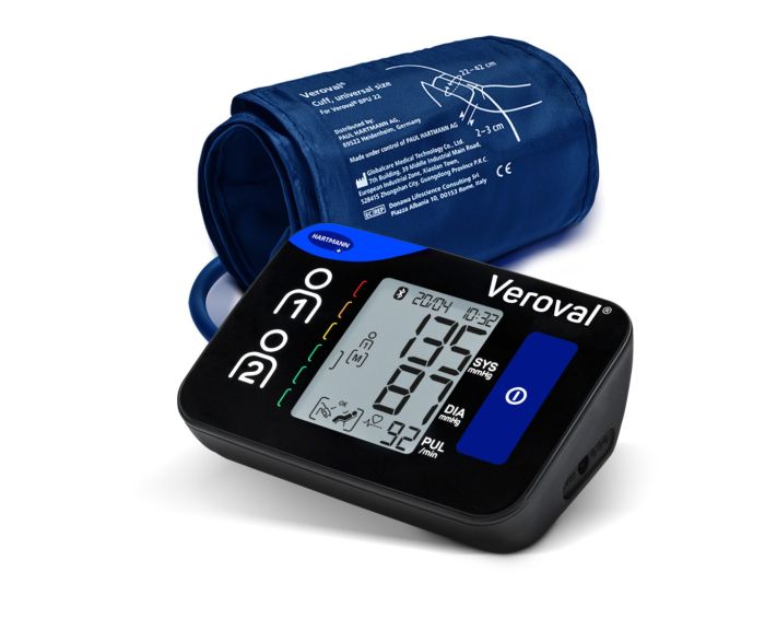 Hartmann Veroval compact+ Πιεσόμετρο Μπράτσου με ένδειξη ανίχνευσης πιθανής κολπικής μαρμαρυγής 22-42 cm 9251051 Hartmann Veroval compact+ Πιεσόμετρο Μπράτσου με ένδειξη ανίχνευσης πιθανής κολπικής μαρμαρυγής 22-42 cm 9251051