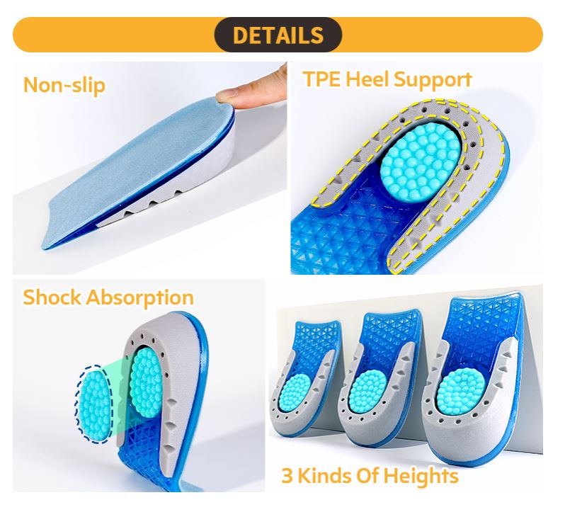 Ip Insoles Υποπτέρνια Ανύψωσης IP 011 (ζεύγος) 1 cm