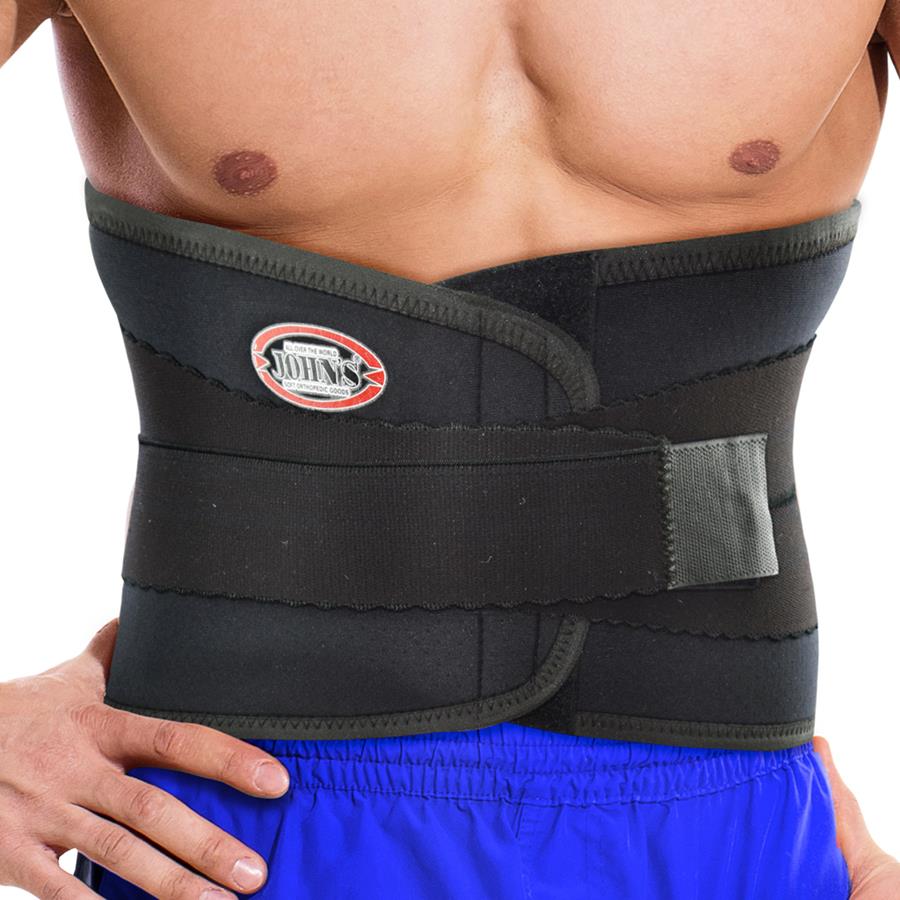 Ζώνη οσφύος neoprene Criss Cross 20 cm John's 120260 Μαύρο