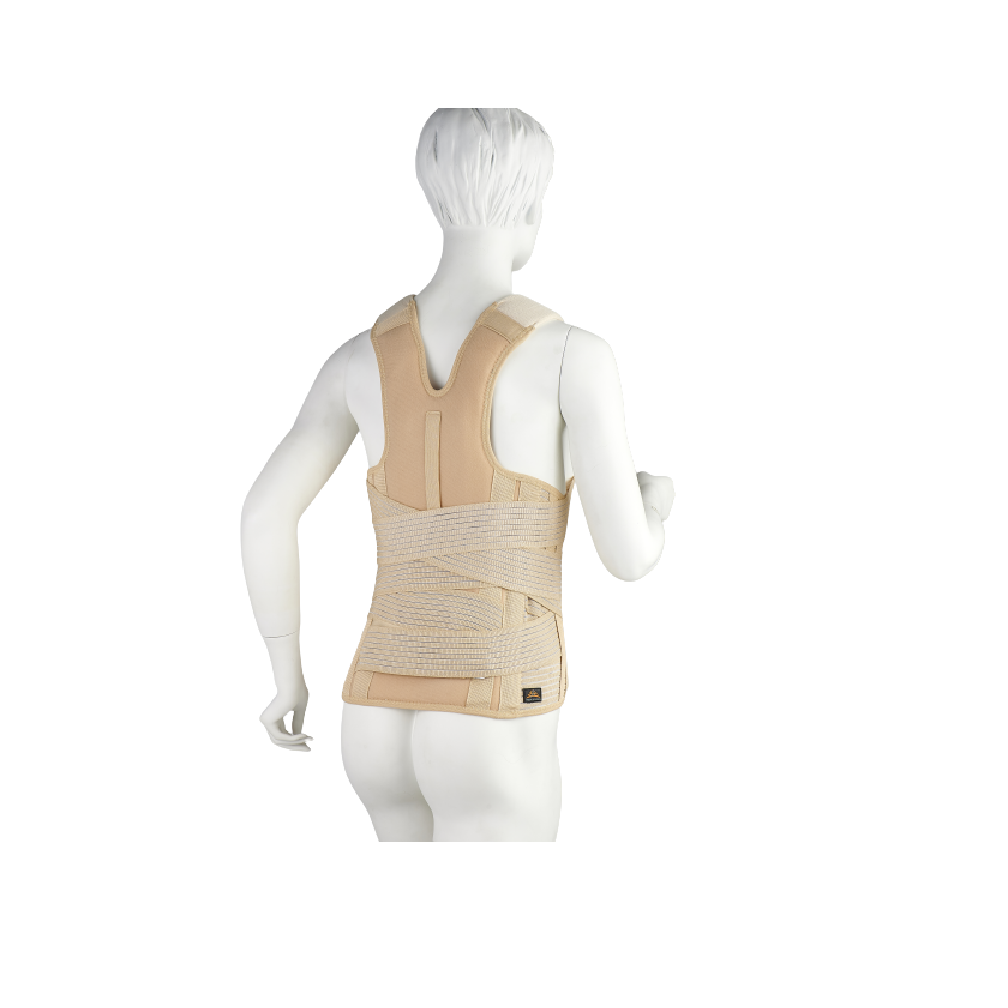 Medical Brace Νάρθηκας TAYLOR Ραχεο-Οσφυϊκός Υφασμάτινος MB/1301 μπεζ