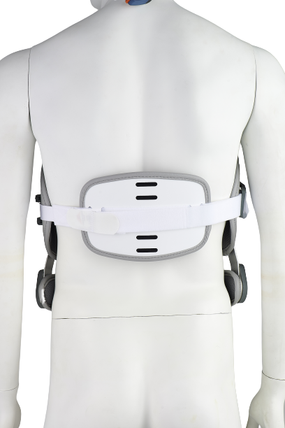Medical Brace Νάρθηκας κορμού τριών σημείων με στερνική ρύθμιση – ρυθμιζόμενου ύψους MB.35 γκρι