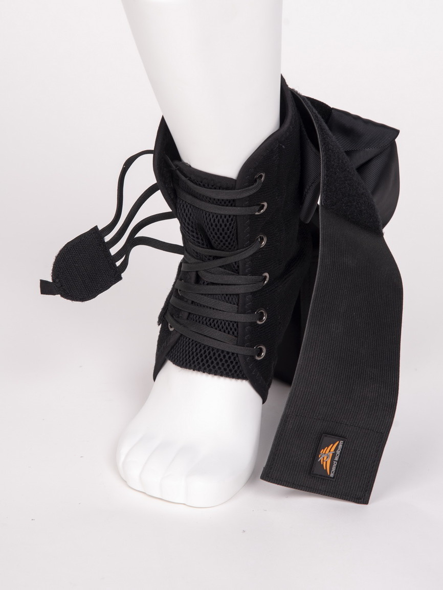 Medical Brace Υφασμάτινη επιστραγαλίδα με δέστρες ANKLE FIT MB.6906