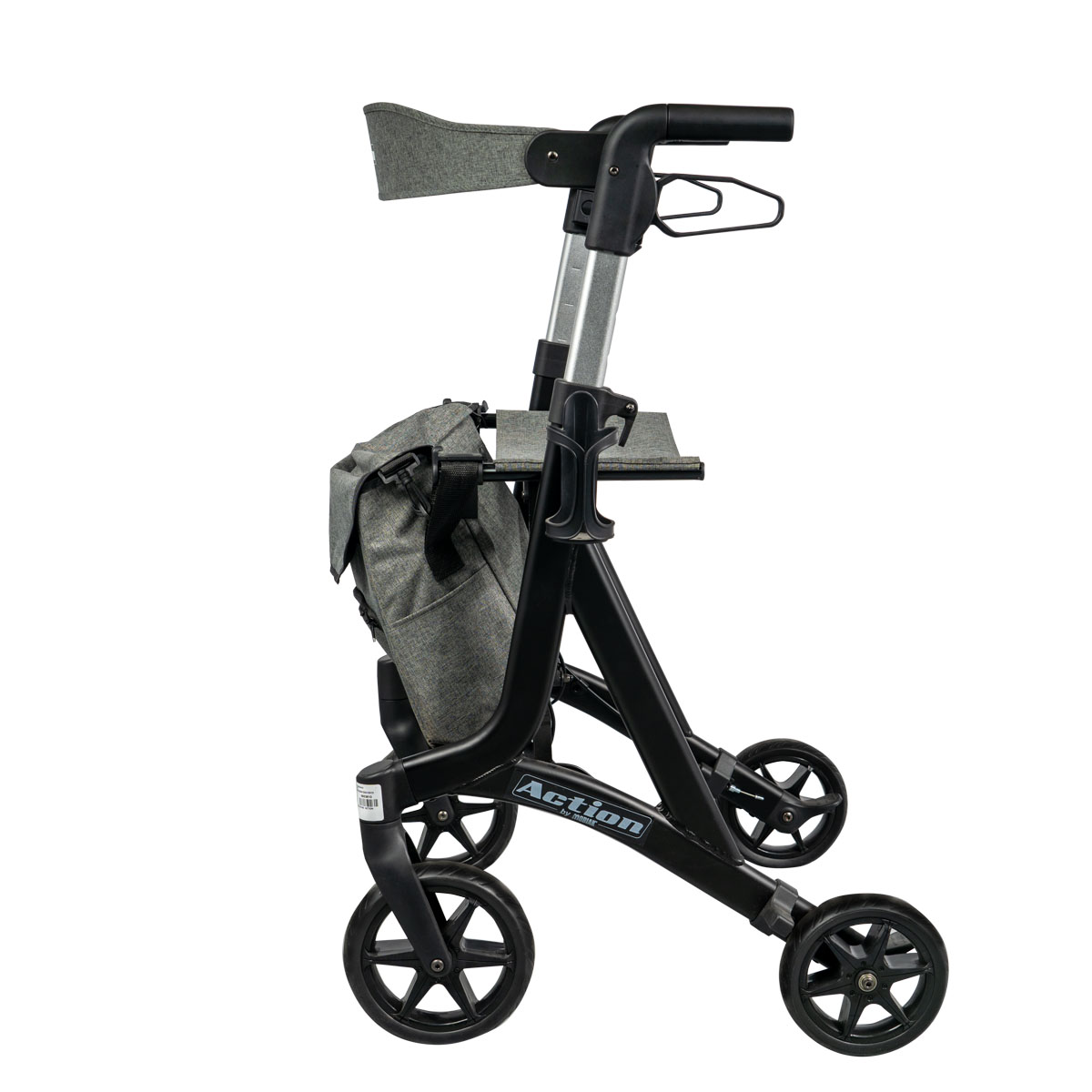 Περιπατητήρας Rollator “Action Black” (μέχρι 136 kg) 0803610