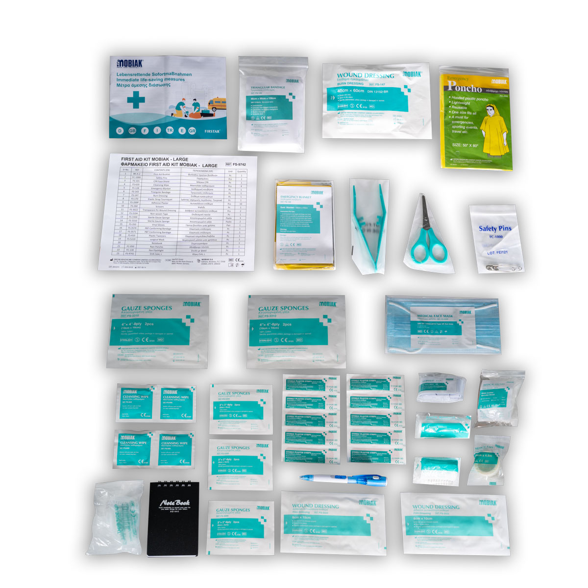 Φαρμακείο πρώτων βοηθειών First Aid Kit 0804602 - Large Φαρμακείο πρώτων βοηθειών First Aid Kit 0804602 - Large