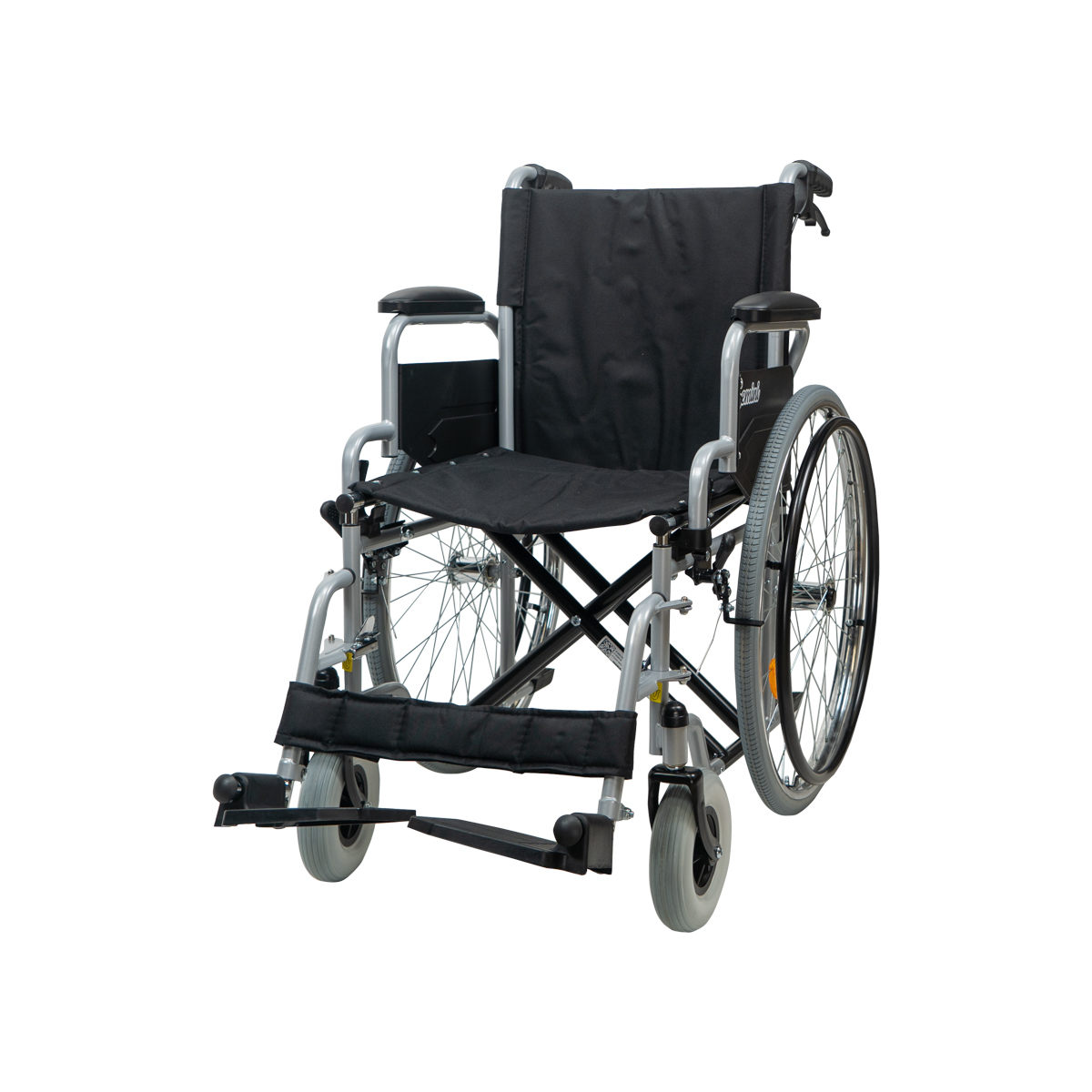 Αναπηρικό Αμαξίδιο Gemini 24'' 43 cm 0811301 Ασημί Αναπηρικό Αμαξίδιο Gemini 24'' 43 cm 0811301 Ασημί
