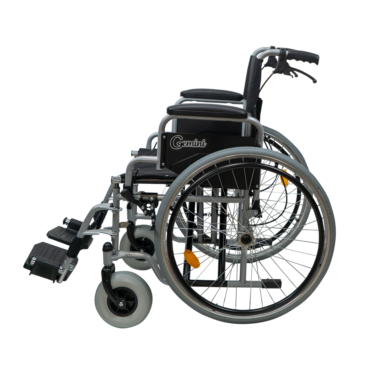 Αναπηρικό Αμαξίδιο Gemini 24'' 43 cm 0811301 Ασημί Αναπηρικό Αμαξίδιο Gemini 24'' 43 cm 0811301 Ασημί