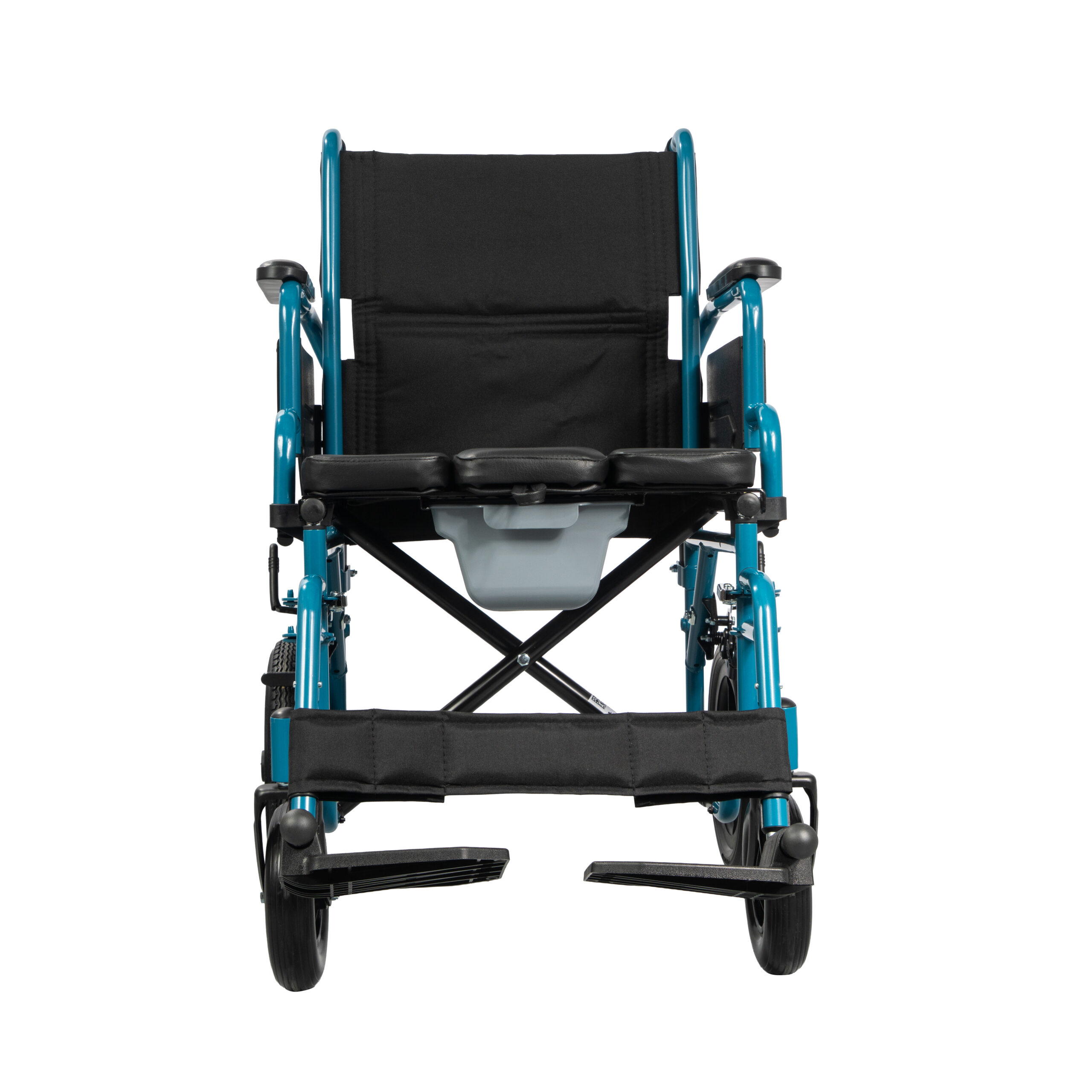 Αναπηρικό αμαξίδιο με δοχείο U-SHAPE “AEGEUS” 44 cm 0815020 Μαύρο-μπλε