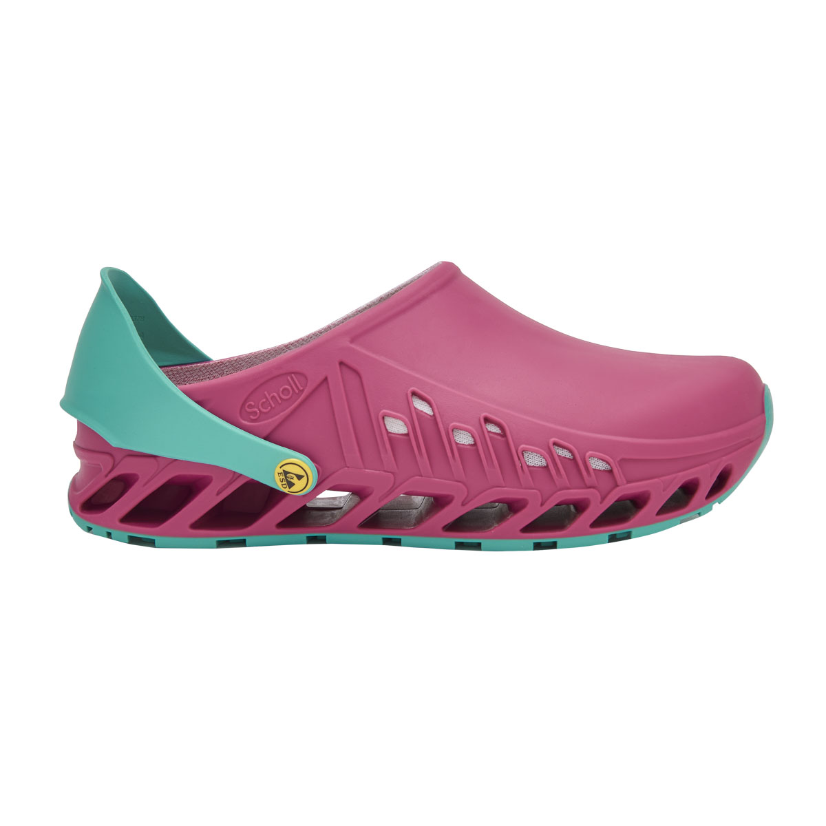 Scholl Professional Evoflex Ανατομικά Σαμπό Fuchsia/Emerald
