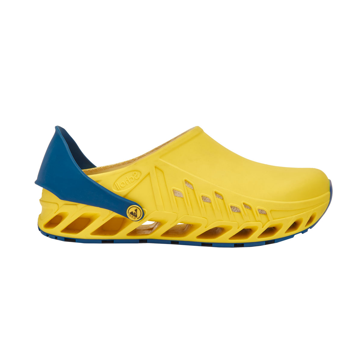 Scholl Professional Evoflex Ανατομικά Σαμπό Yellow/Navy Blue