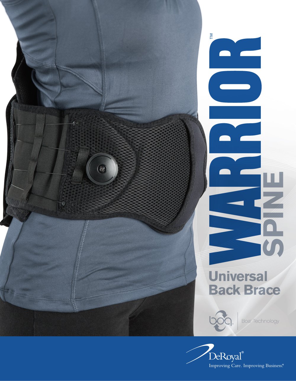 DeRoyal Κηδεμόνας LSO (ΟΜΣΣ) Warrior Spine με Boa Closure System 0811207 Μαύρο One Size DeRoyal Κηδεμόνας LSO (ΟΜΣΣ) Warrior Spine με Boa Closure System 0811207 Μαύρο One Size