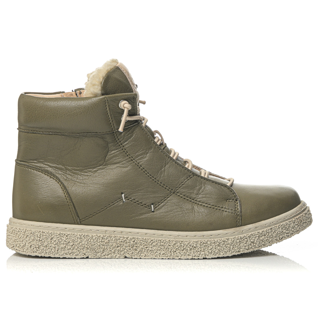 Safe Step Γυναικείο ανατομικό δερμάτινο μποτάκι PH4936 λαδί Safe Step Γυναικείο ανατομικό δερμάτινο μποτάκι PH4936 λαδί