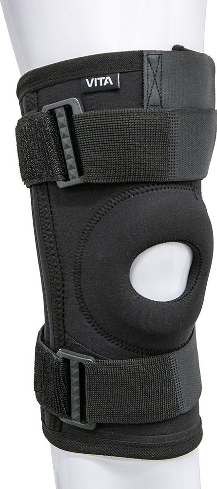 Επιγονατίδα velcro με οπή και μπανέλες 06-2-036 Επιγονατίδα velcro με οπή και μπανέλες 06-2-036