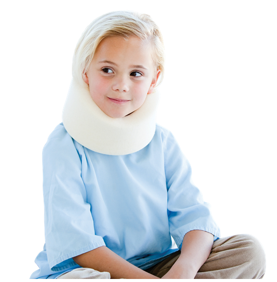 Αυχενικό παιδιατρικό κολάρο μαλακό JBC λευκό 01-2-007