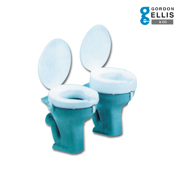 Ανυψωτικό WC Ashby Deluxe Anti-Bacterial με καπάκι ύψους 10 cm 215532