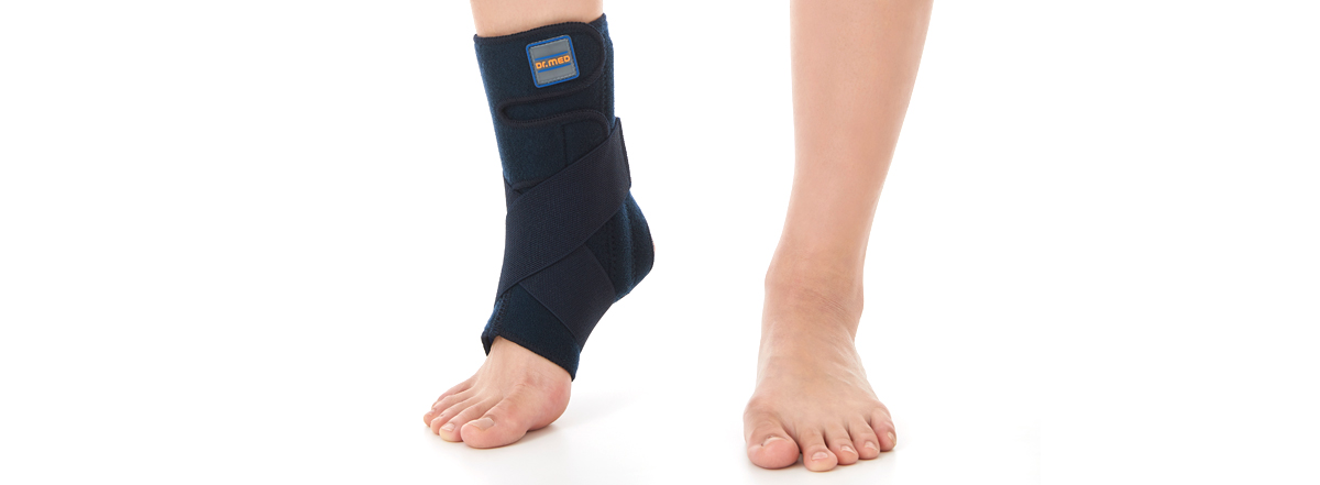 DR. MED Επιστραγαλίδα με δέστρες criss-cross από neopren DR-A011 DR. MED Επιστραγαλίδα με δέστρες criss-cross από neopren DR-A011