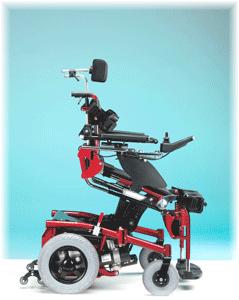 Ηλεκτροκίνητο Αναπηρικό Αμαξίδιο Ενισχυμένου Τύπου – Ορθοστάτης HI-LO VARIO Με 6 Κινήσεις