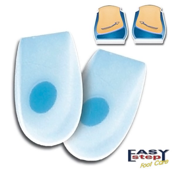 Easy Step Foot Care Υποπτέρνια Σιλικόνης Έσω-Έξω Ανύψωσης  17265 (ζευγάρι) Easy Step Foot Care Υποπτέρνια Σιλικόνης Έσω-Έξω Ανύψωσης  17265 (ζευγάρι)