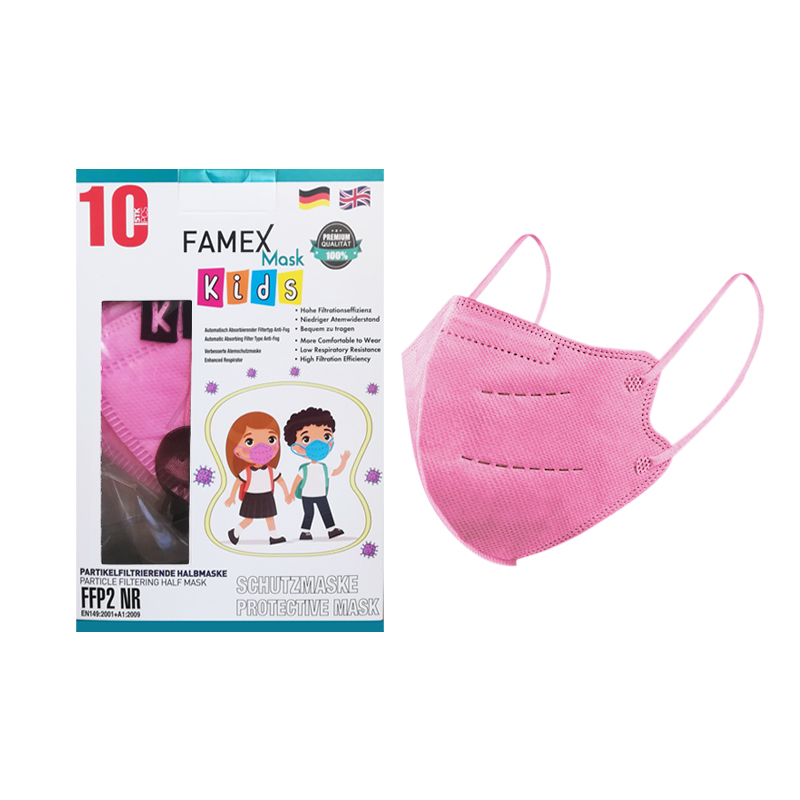 Famex Kids FFP2 Παιδική Μάσκα Προστασίας 1 τμχ ροζ Famex Kids FFP2 Παιδική Μάσκα Προστασίας 1 τμχ ροζ
