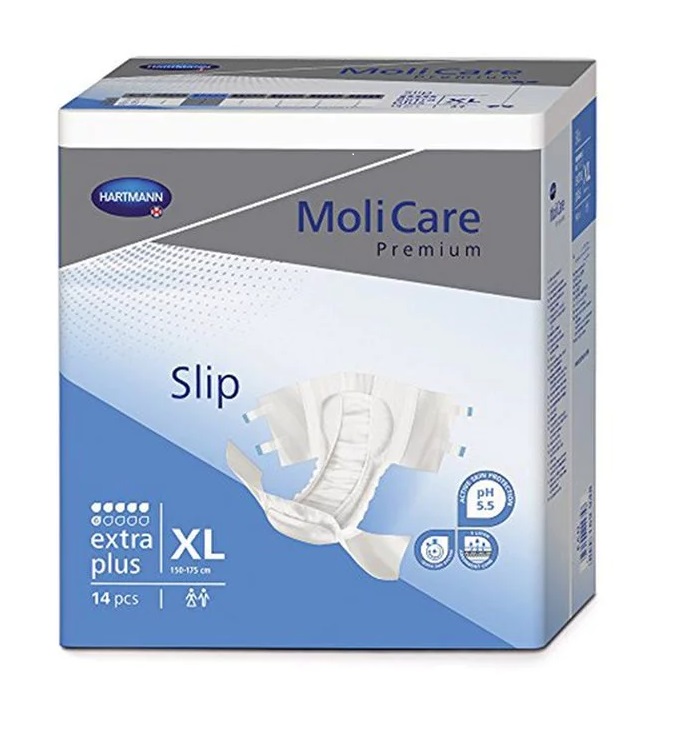 Hartmann Molicare Premium Slip Extra Plus Πάνα Ακράτειας Ημέρας XLarge 150-175 cm 1699482 14 τεμάχια