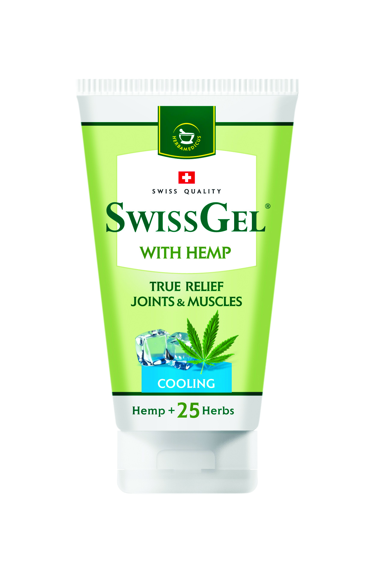Herbamedicus Κρέμα Swiss Gel Cooling 200 ml Herbamedicus Κρέμα Swiss Gel Cooling 200 ml
