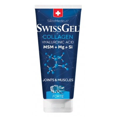 Herbamedicus Swiss Gel Collagen Forte Ψυκτική Κρέμα με Θαλάσσιο Κολλαγόνο & Υαλουρονικό 200ml