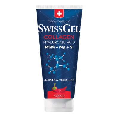 Herbamedicus Swiss Gel Collagen Forte Θερμαντική Κρέμα με Θαλάσσιο Κολλαγόνο & Υαλουρονικό 200ml